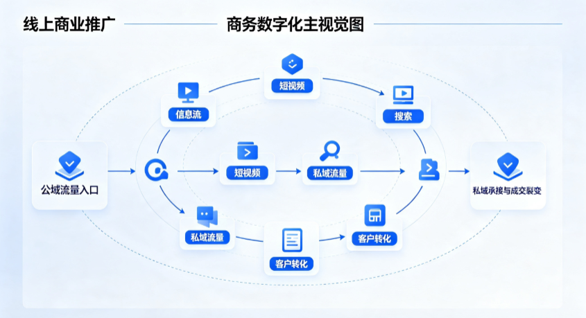 西安线上商业推广怎么做？全域流量闭环搭建与低成本转化实战指南